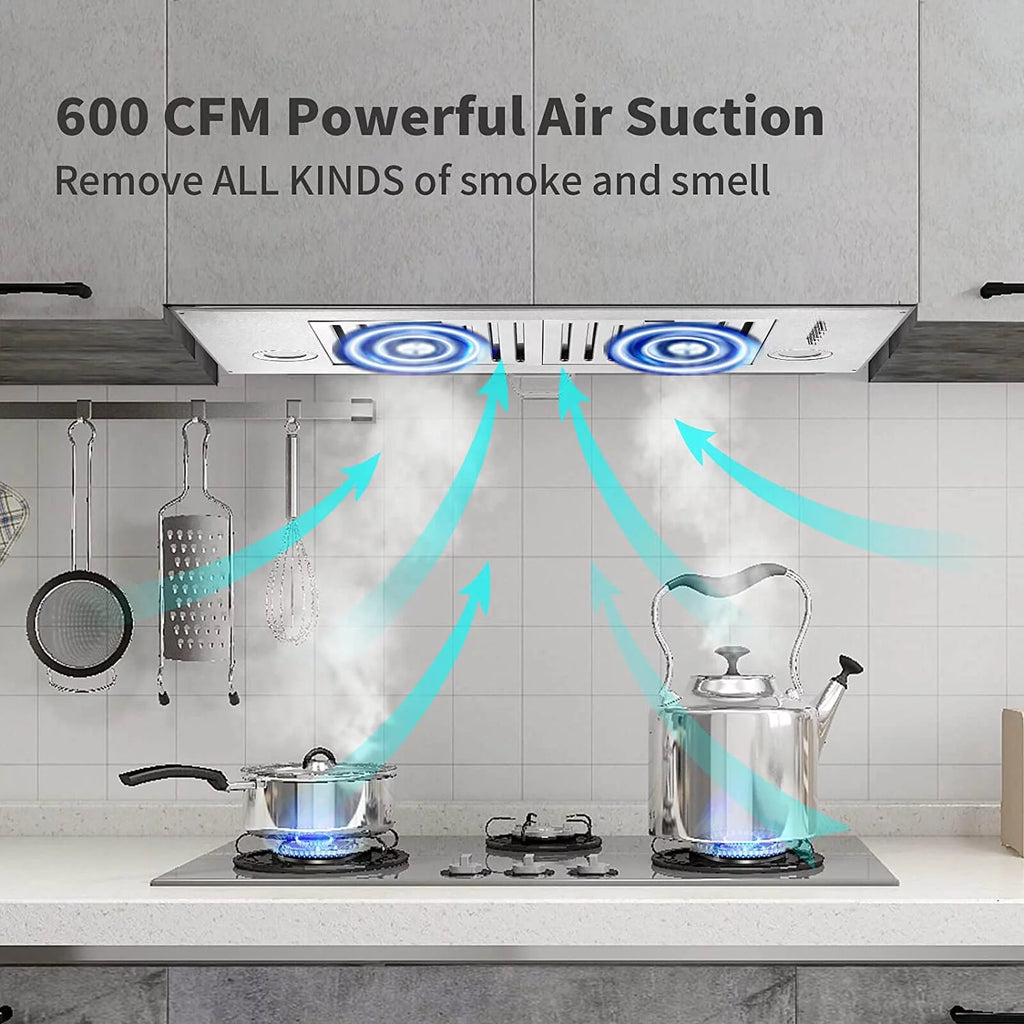 30 inch 600 CFM Built-in Stainless Steel Range Hood Y146025