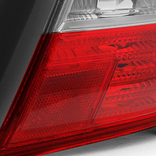 Red Clear Rear Tail Lights Pair M24638