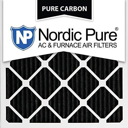 20x20x1 Carbon Pleated Air Filters, 2 Piece H591583