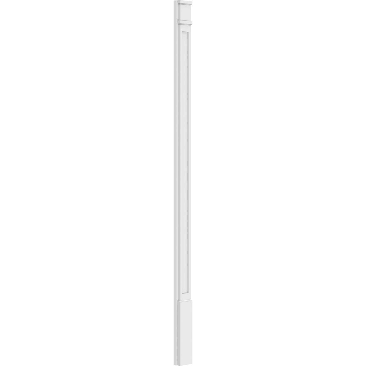 Flat Panel PVC Pilaster with Capital and Base (Pair) S98104