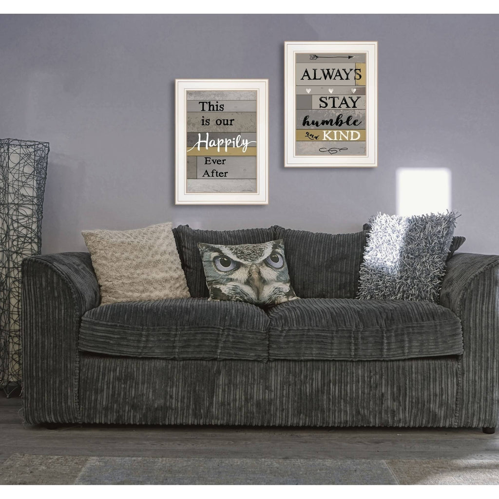 2-Piece White Frame Vignette K256