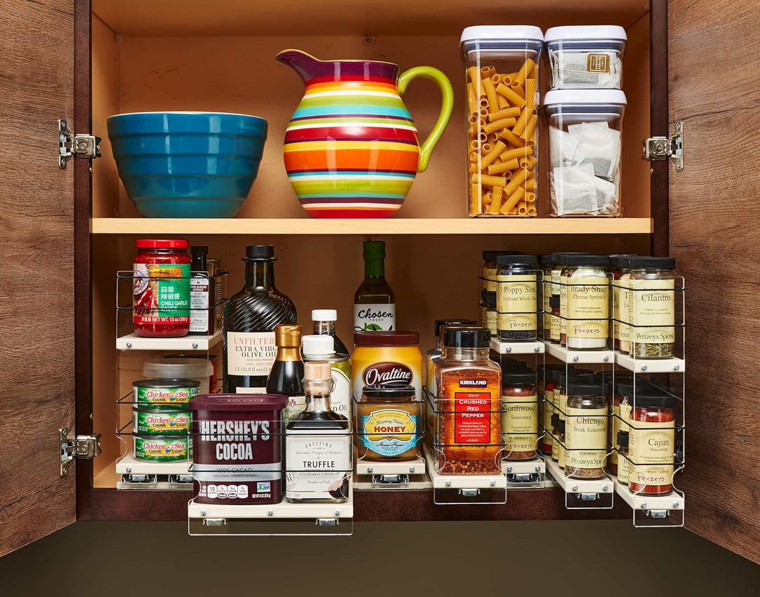 Spice Organizer Cabinet Drawers for Large Containers O63281