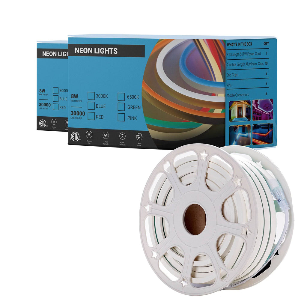 Blue LED Neon Rope Light, 51ft, IP65 Z698