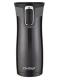 Black Stainless Steel Travel Mug, 16 oz K674406