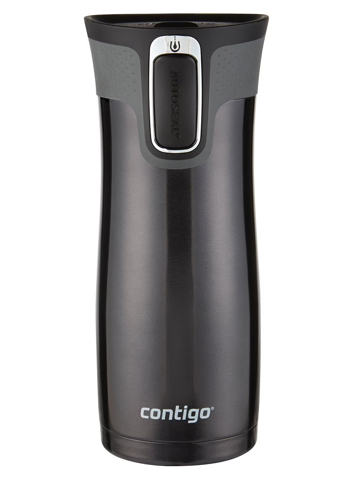 Black Stainless Steel Travel Mug, 16 oz K674406