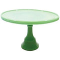 Green Glass Cake Stand I365395