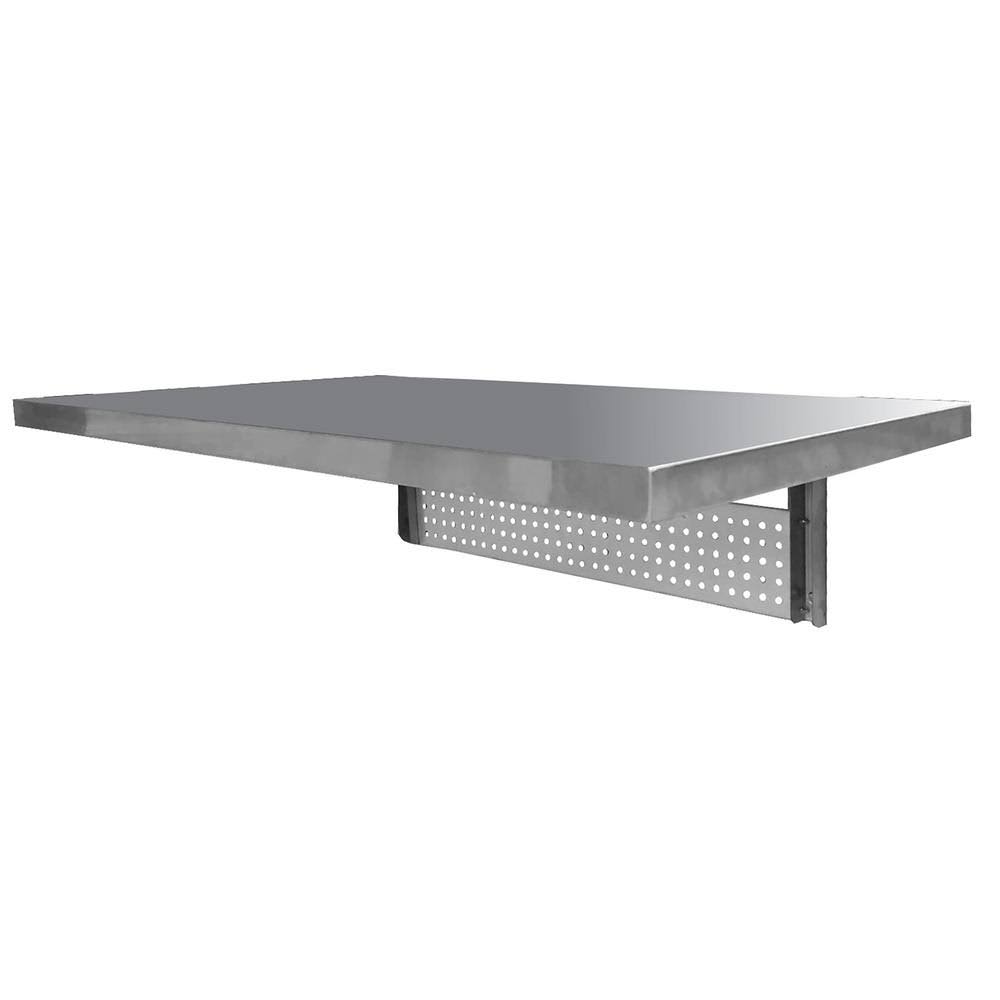 Stainless Steel Wall Mounted Foldable Work Table and Workbench Q986894
