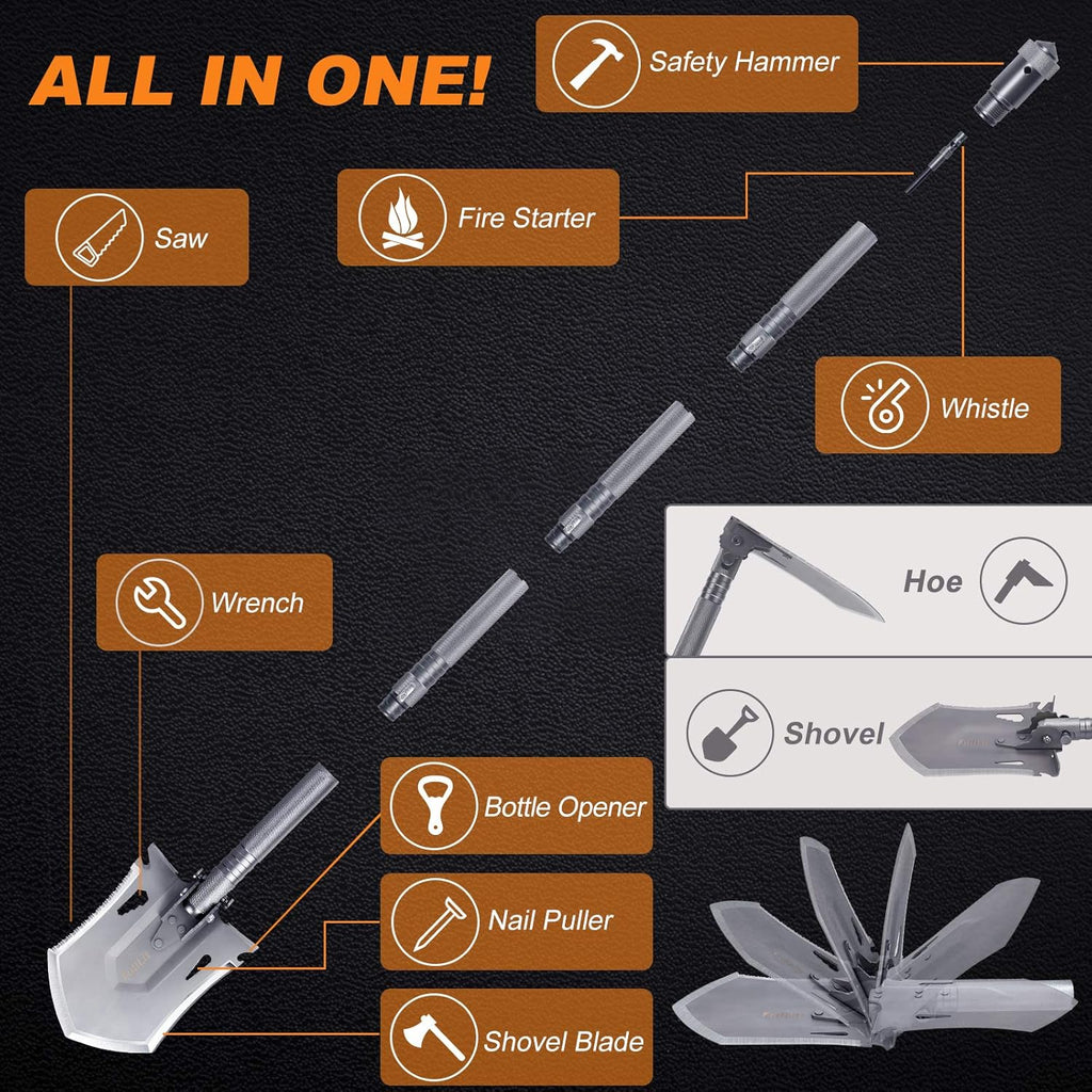 Folding Shovel with Carrying Bag P129867