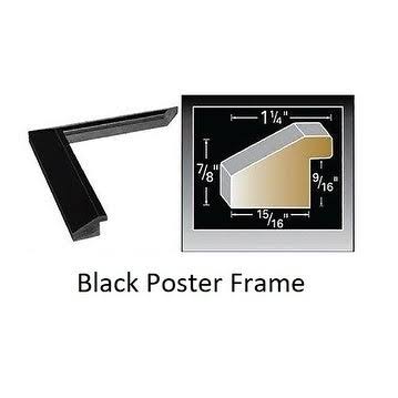 Walnut Wood Frame Poster (24x36) O4774