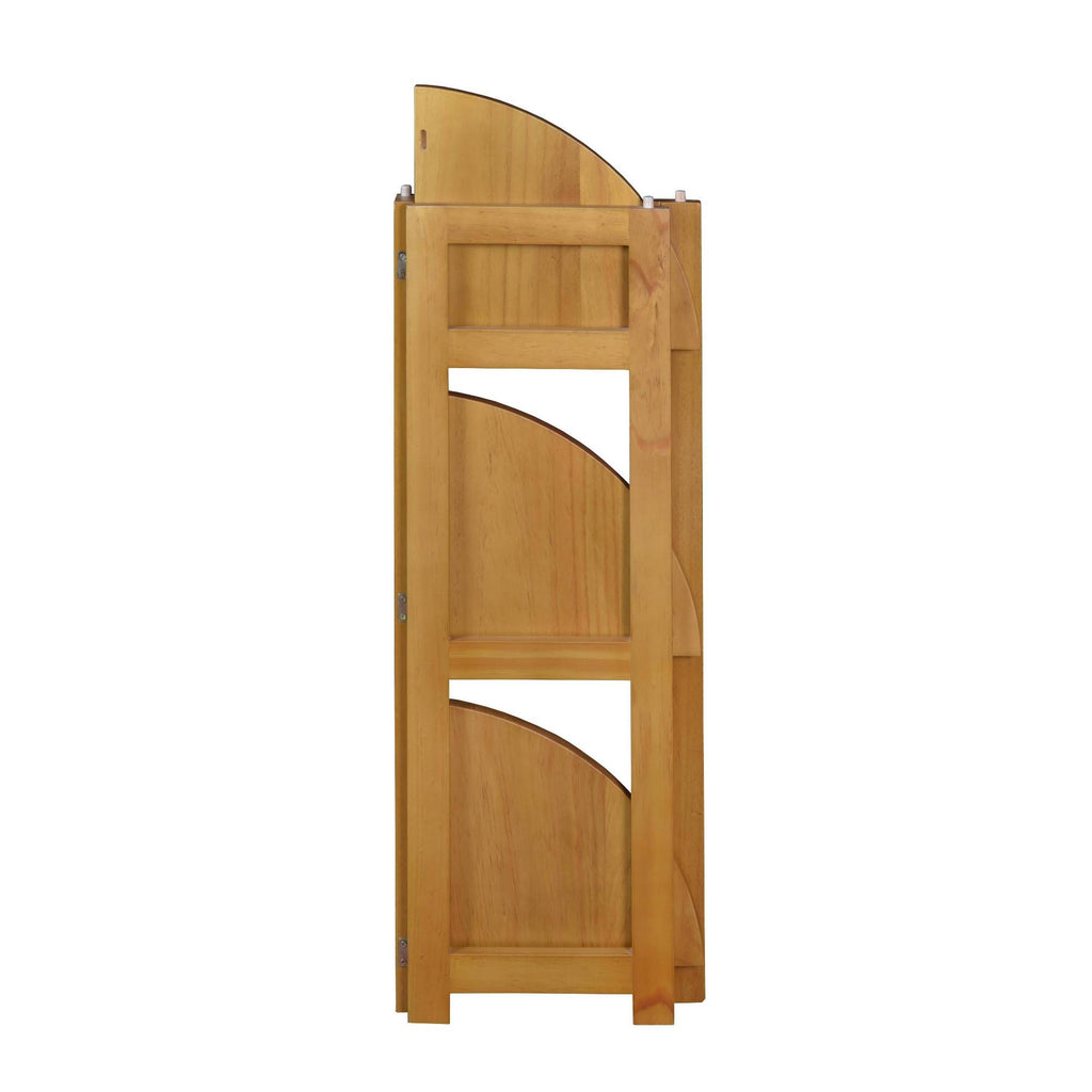 34x22 Medium Oak Folding Bookcase F23140