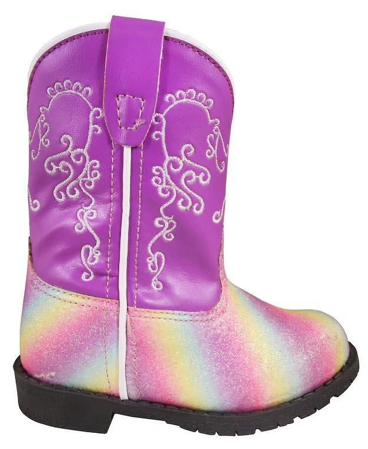 Toddler-Girls' Hopalong Western Boot Round Toe Multi 9 D(M) US K328775