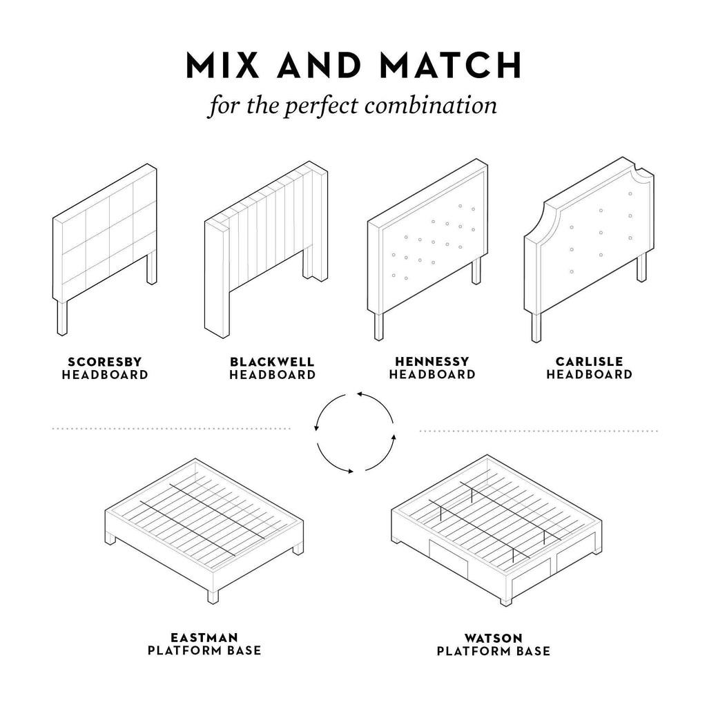 Charcoal Twin Headboard K676