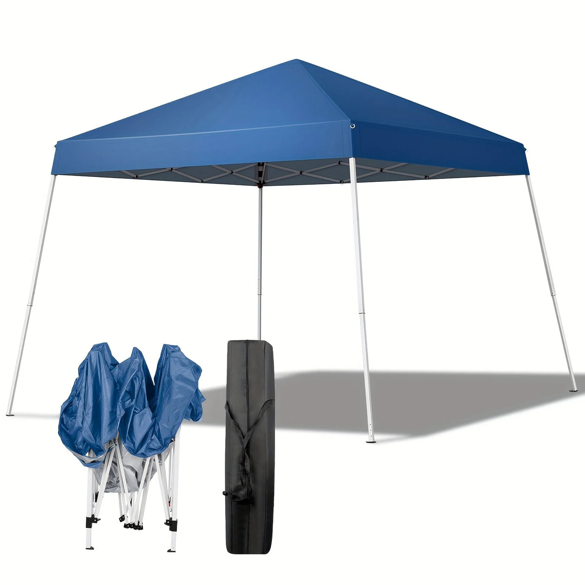 Blue/White Portable Waterproof Folding Tent R98746