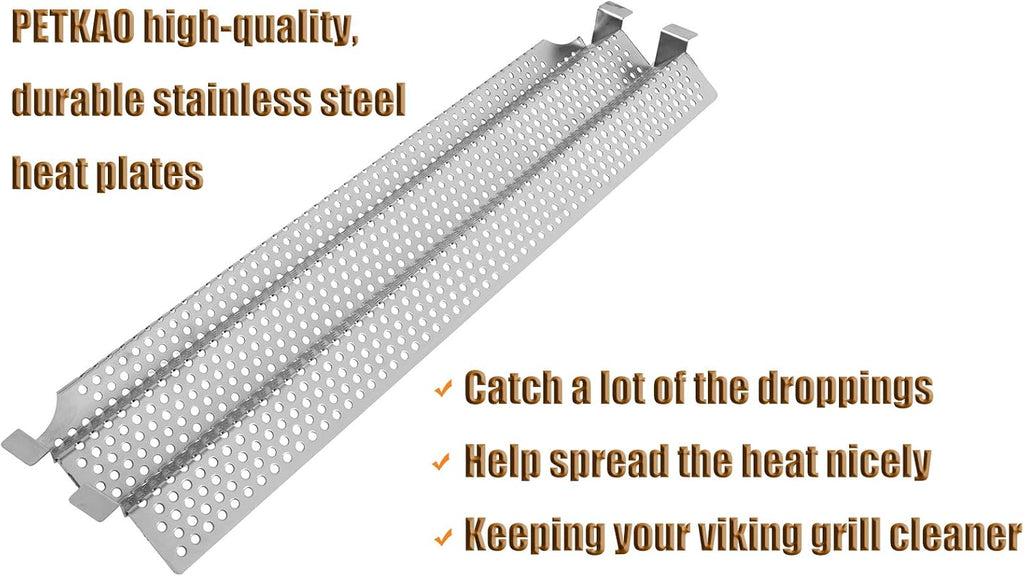 Stainless Steel Heat Plates Replacement Parts, 8PCS V476