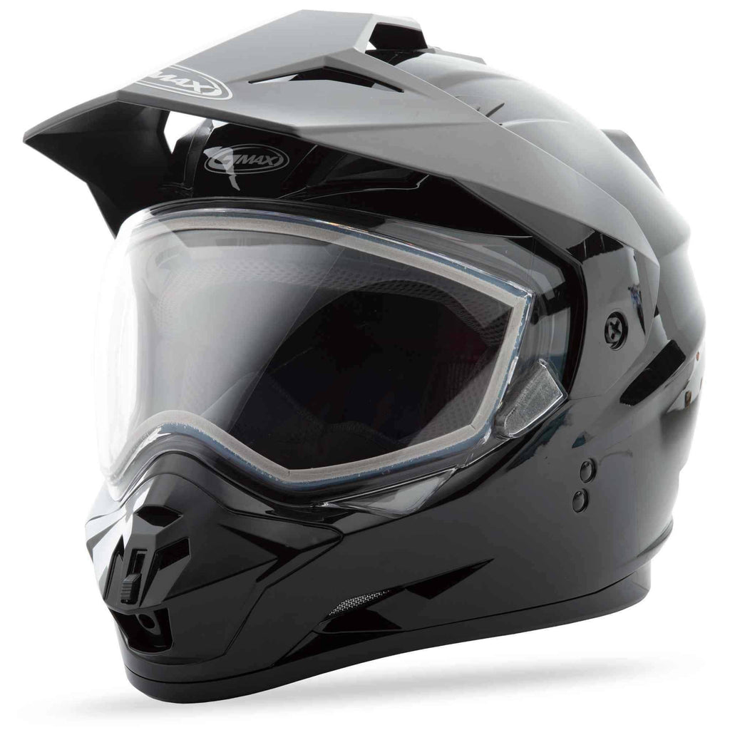 Matte Black Dual-Sport Snow Helmet P40517