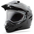 Matte Black Dual-Sport Snow Helmet P40517