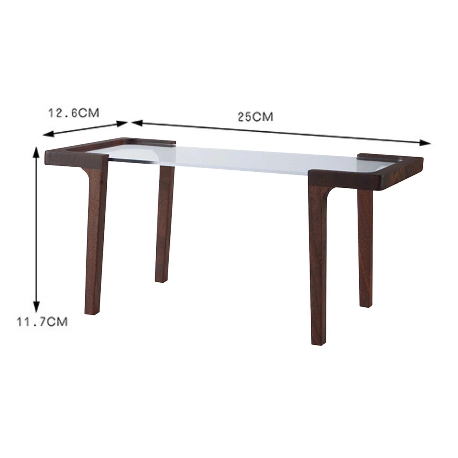 Walnut 1/6 Scale Dollhouse Dining Table Desk W3491
