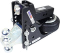 Black Air Hitch with Combo Ball, Fits 3" Hitch F4433
