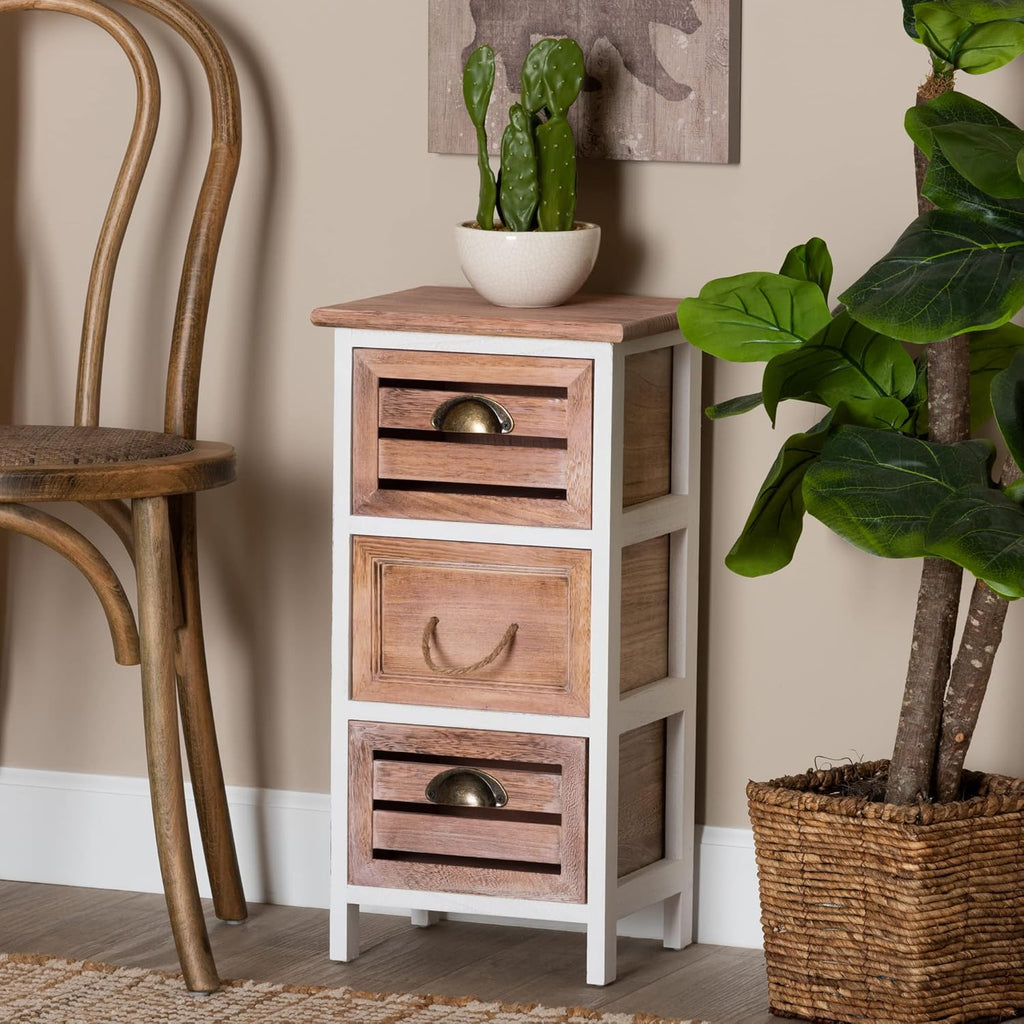 White/Oak Brown Shelving and Cabinets K282838