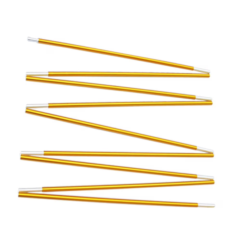 2Pcs Flexible Metal Tent Poles Folding Portable Camping Y2680