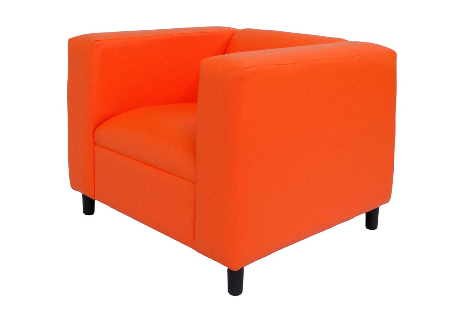 Faux Leather Sofa Chair with Solid Wood Frame B77470