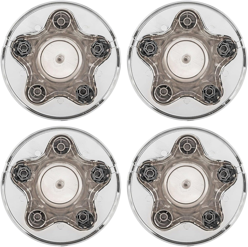 4 Pcs Chrome Wheel Center Hub Caps for Alloy Rim T5247