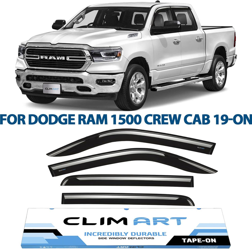 Dark Smoke 4 pcs In-Channel Window Deflectors C581621