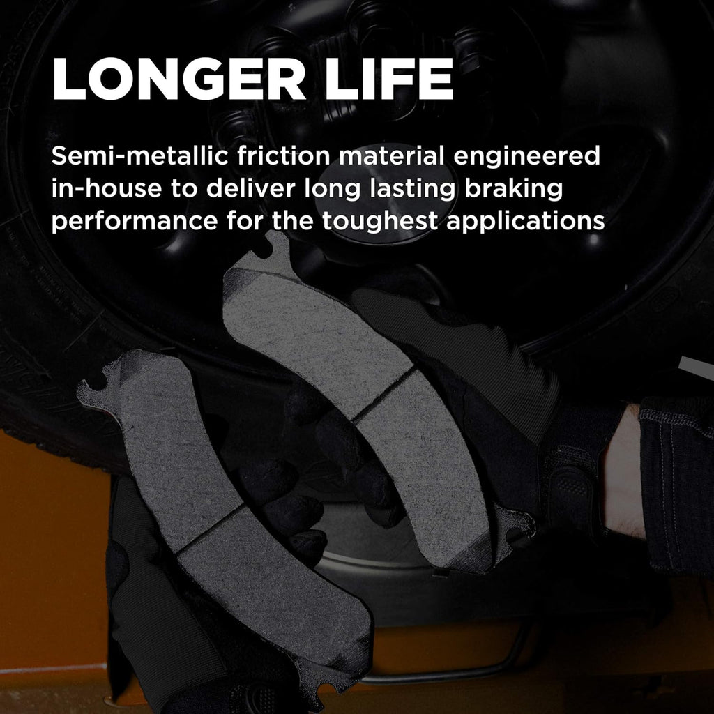 Semi-Metallic Disc Brake Pad Set Pack of 2 A421