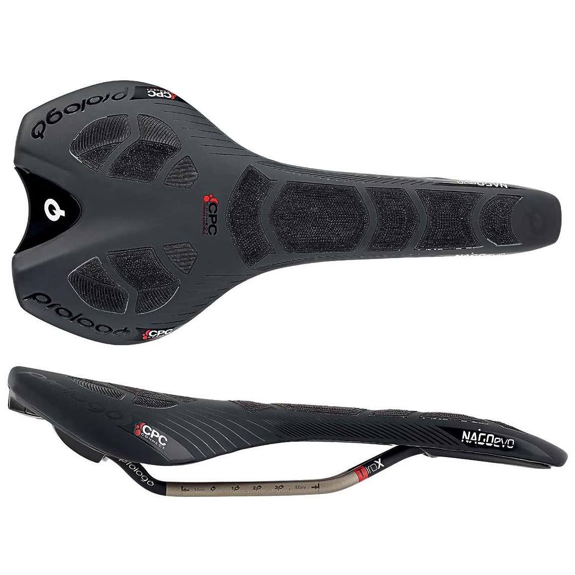 Hard Black Saddle with Alloy Rails M160