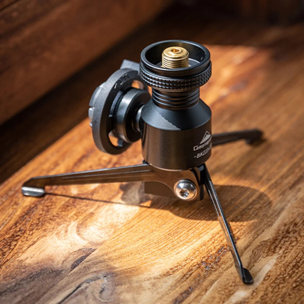 Folding Aluminum Alloy Gas Stove Adapter Tripod Q72650