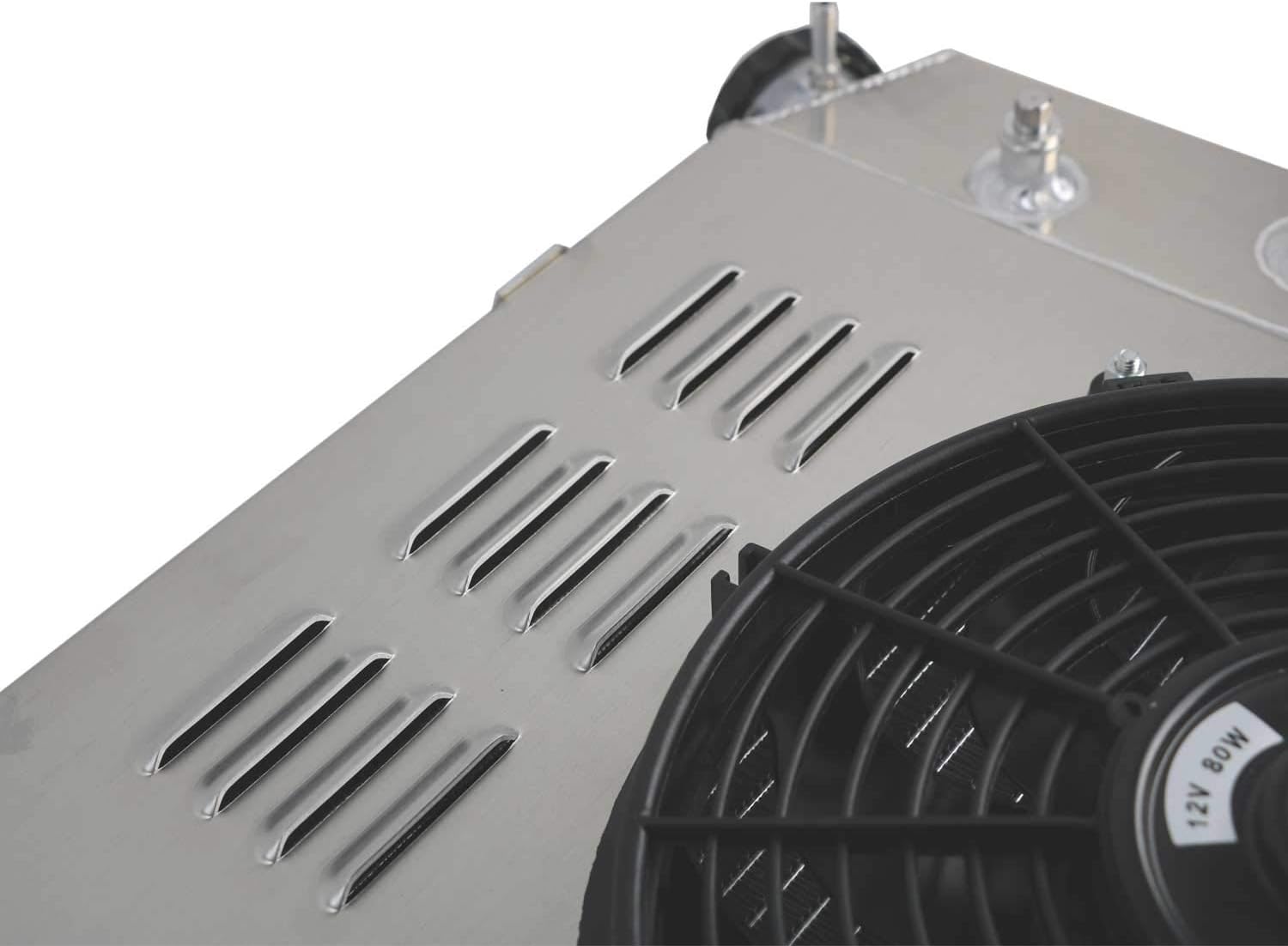 3 Row Core Radiator with Shroud Fans for Chevrolet GMC Pickup Truck P63866