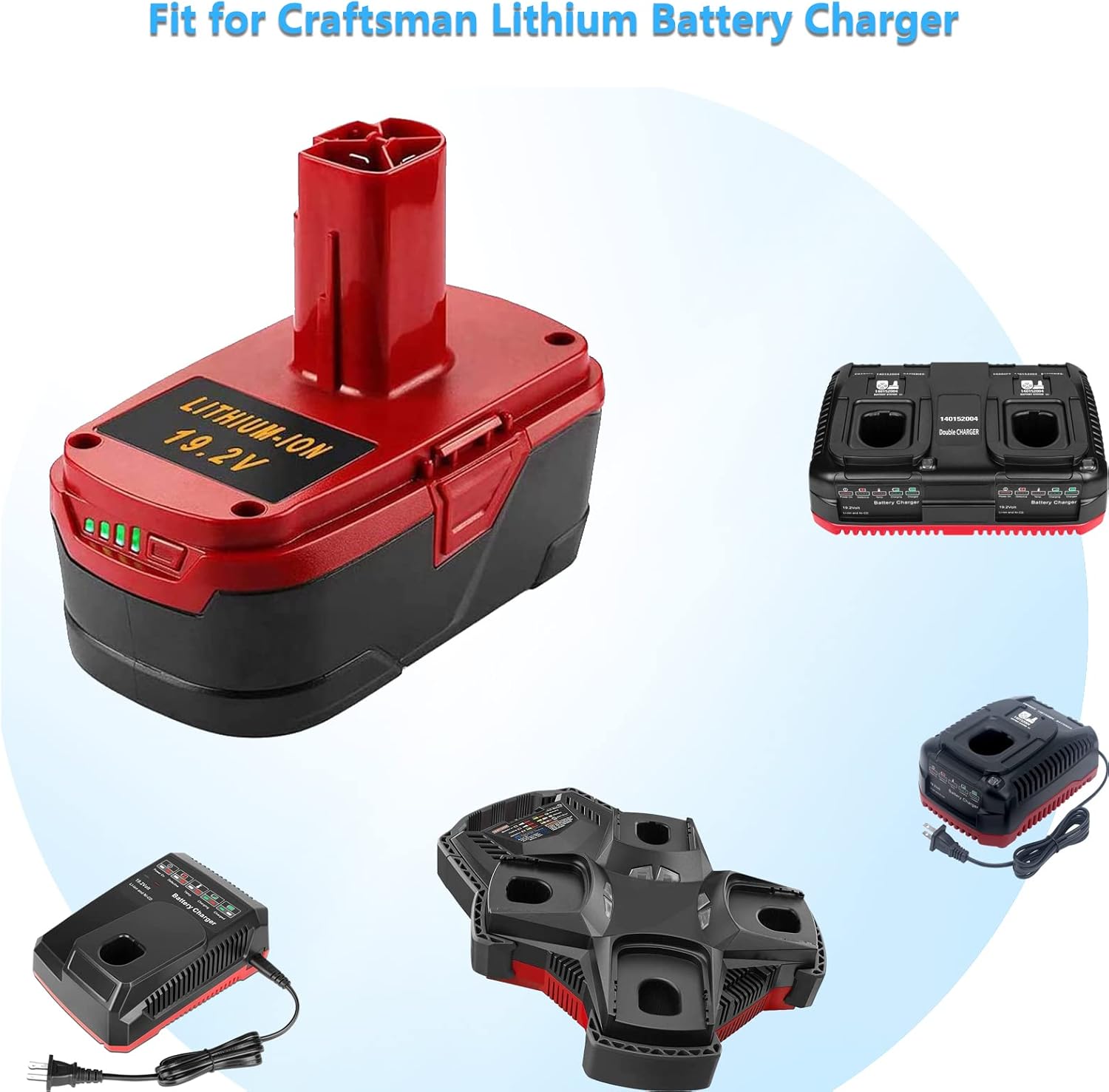2Pack 6.0Ah Lithium ion Batteries Z199