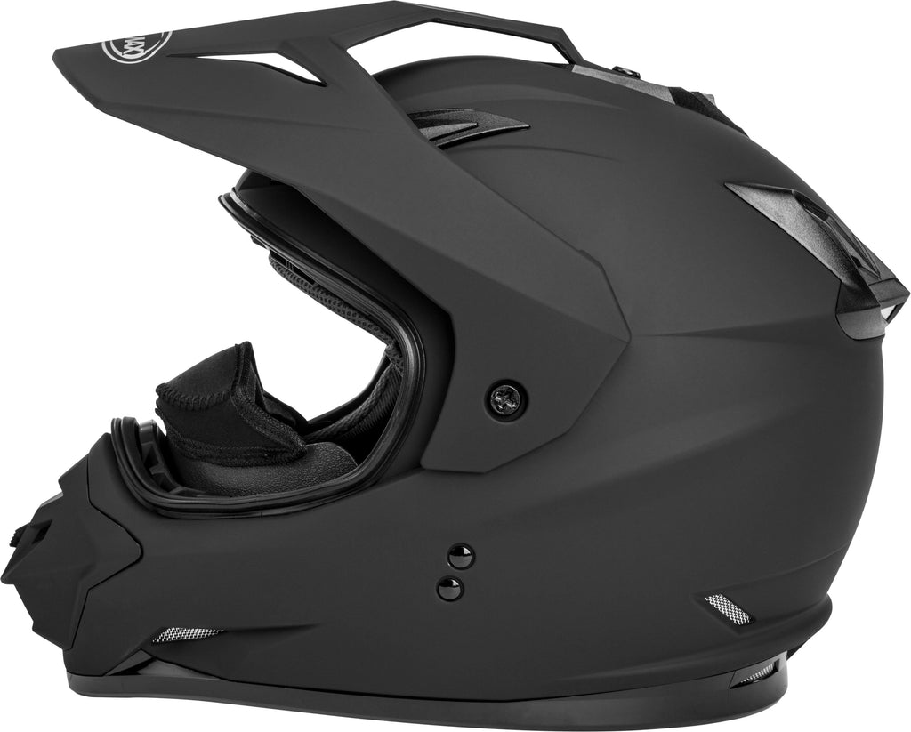 Matte Black Dual-Sport Snow Helmet P40517