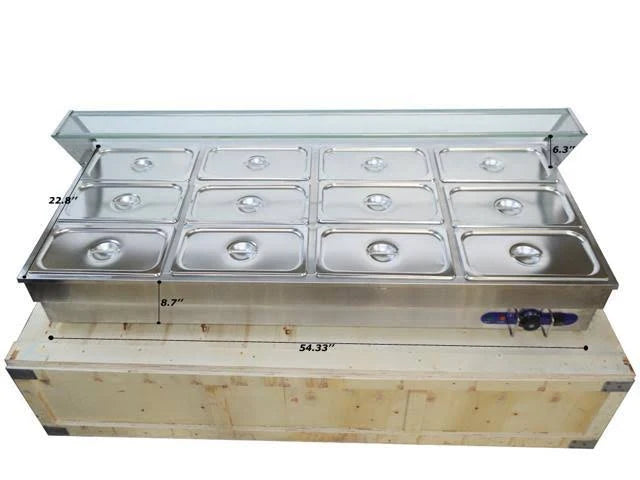 6-Pan Buffet Food Warmer Steam Table V87640