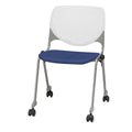 Poly Caster Stack Chair with Perforated Back A5908