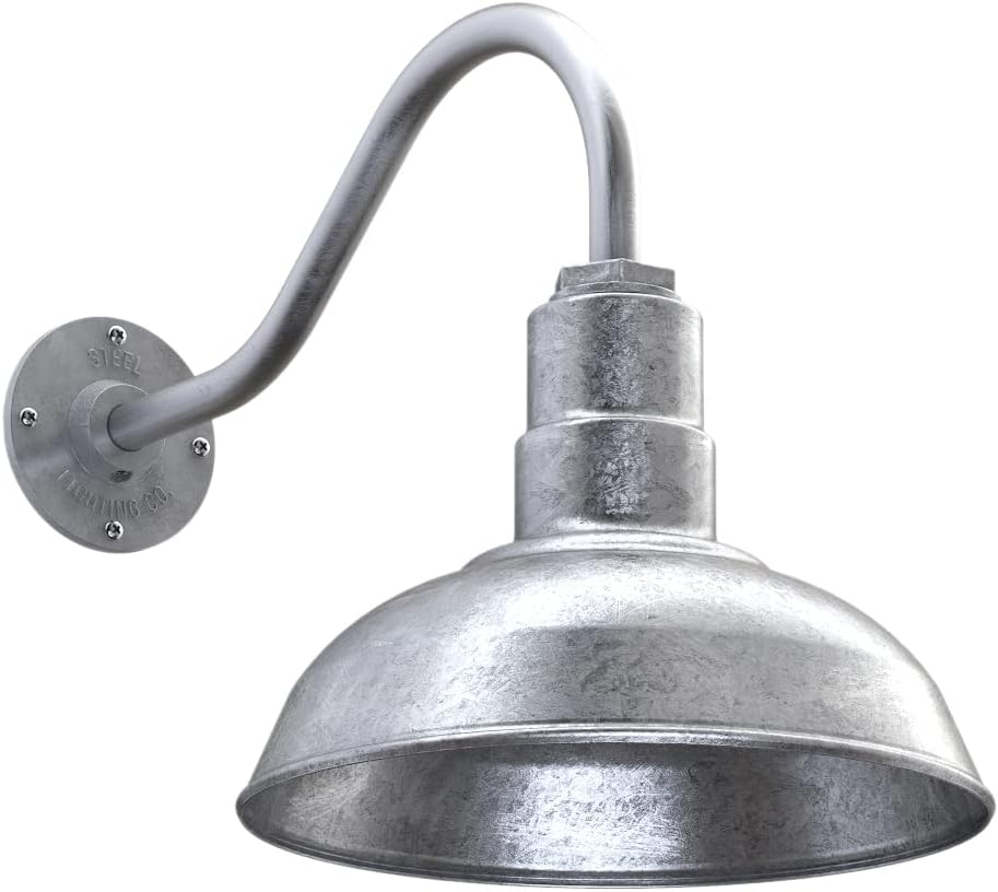 Galvanized Outdoor Wall Mounted Barn Light T74791