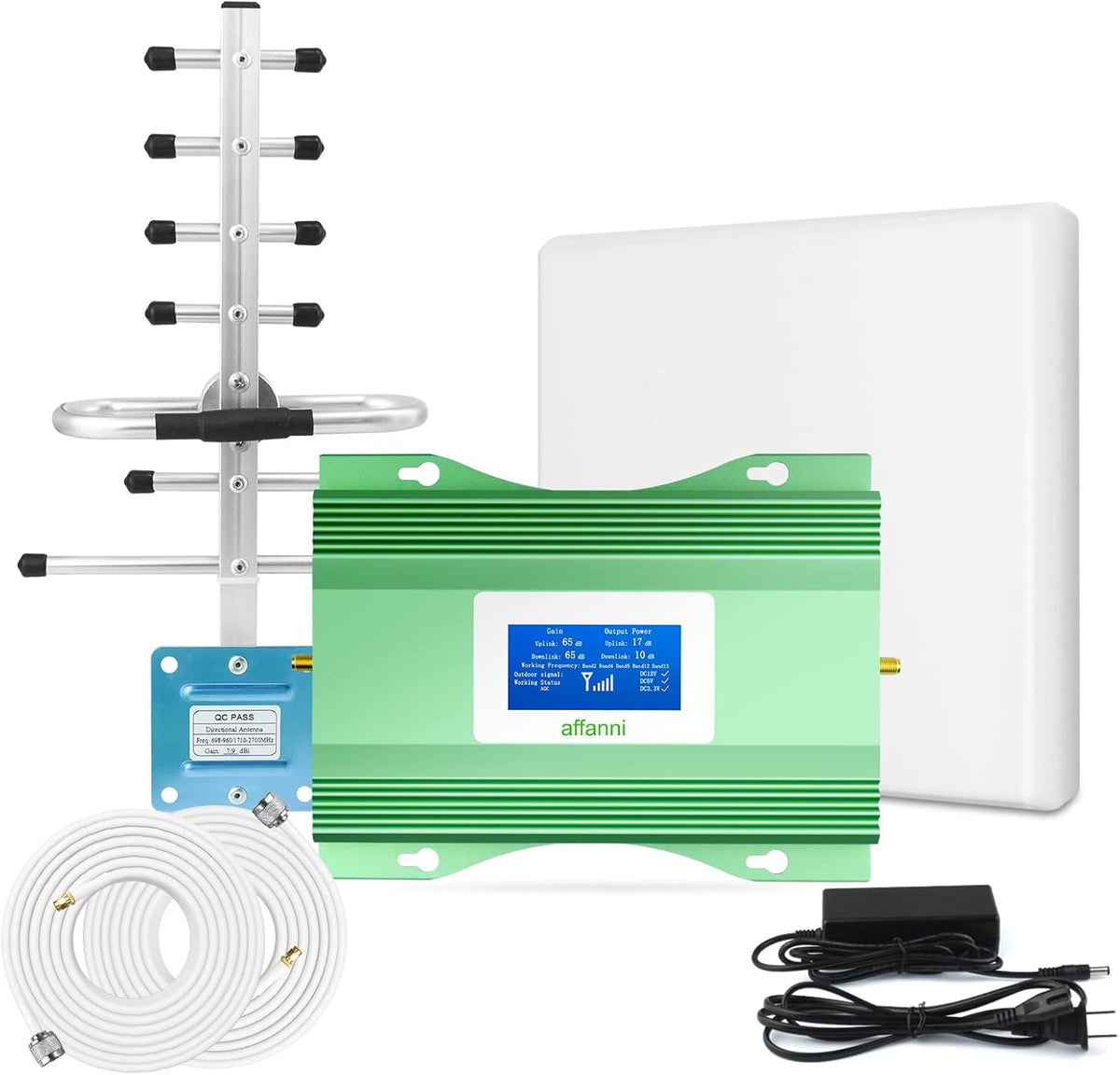 Cell Phone Signal Booster 4G LTE 5G 6,000sq ft for All US Carriers W1863