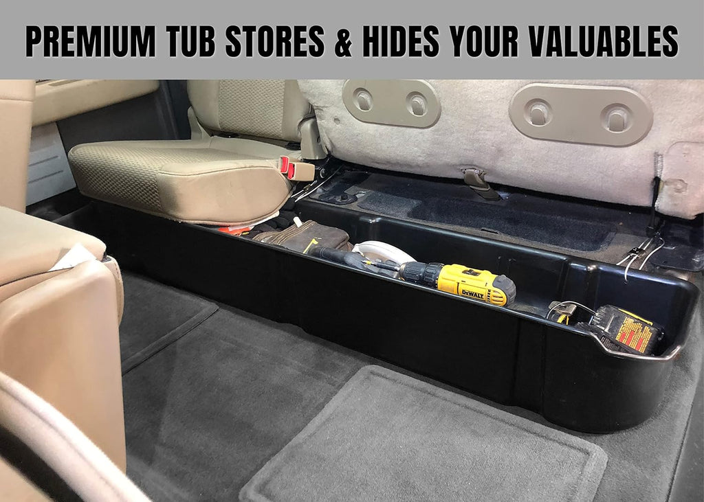 Under Seat Storage Box for Ford F-150 SuperCrew and SuperDuty Crew Cab A6223