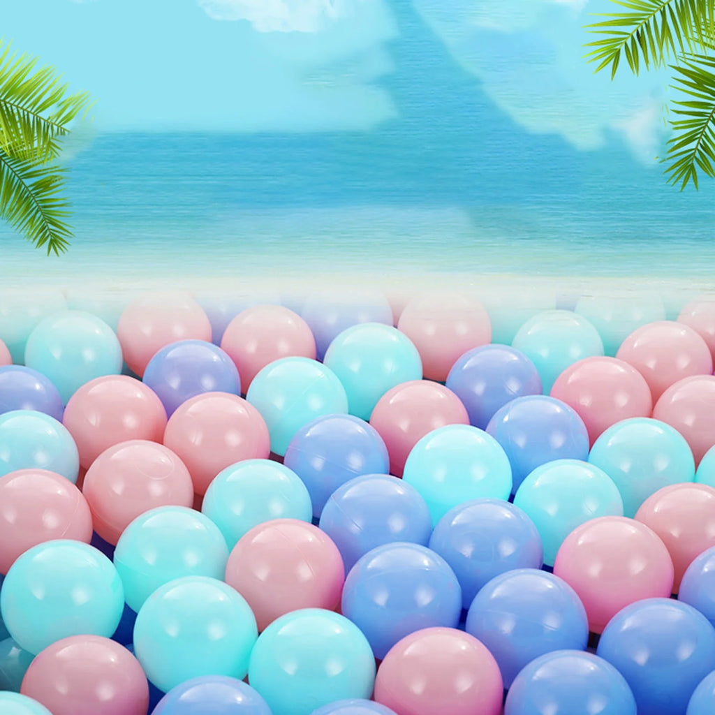 100Pcs Crush Proof Plastic Play Balls O175932