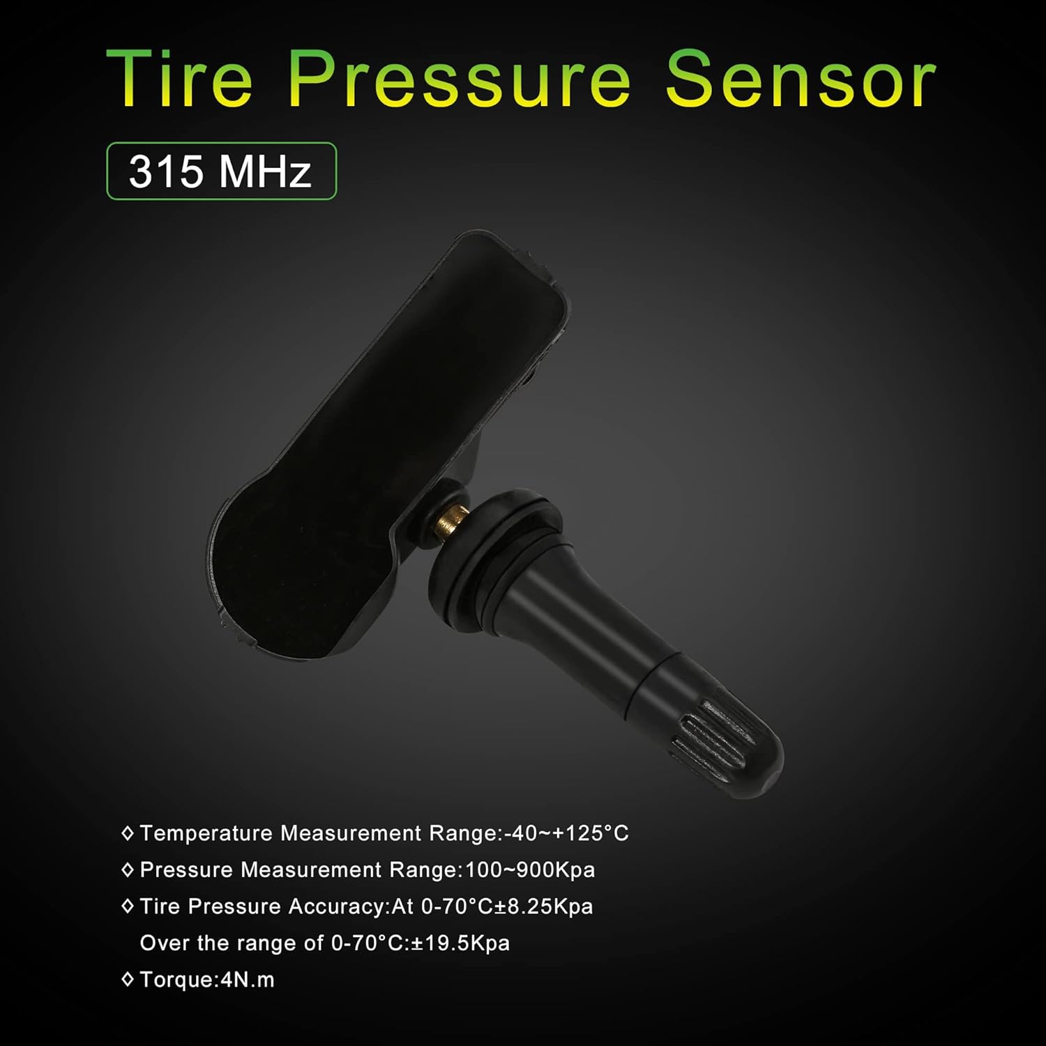 TPMS Sensor 315MHz Tire Pressure Monitor Sensor Replacement Pack of 2 N266
