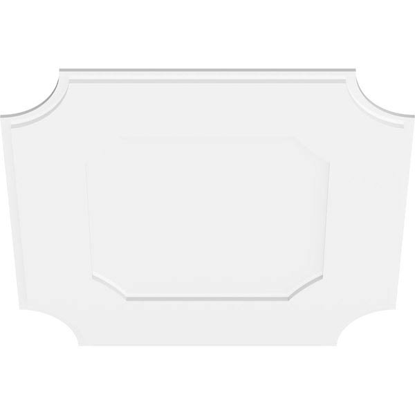 36 inch x 21 1/2 inch x 1 inch PVC Ceiling Medallion S4800