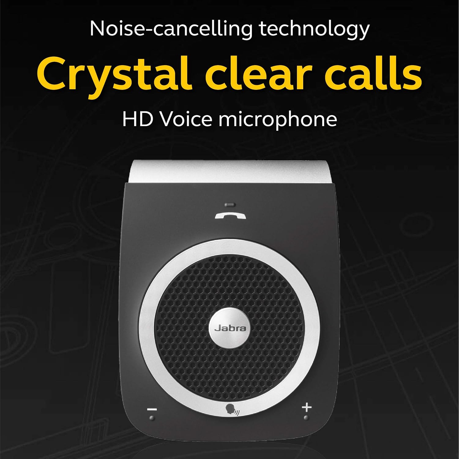 Black Bluetooth In-Car Speakerphone L158707