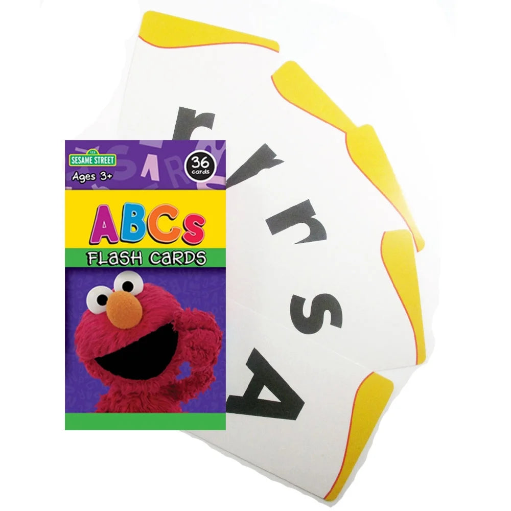 Sesame Street Flash Cards Beginning Words Numbers Colors Shapes Alphabet ABC Y65345