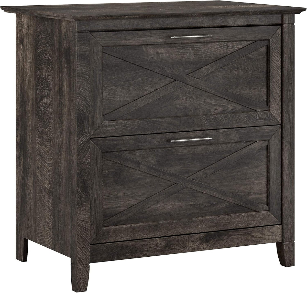 2 Drawer Lateral File Cabinet in Washed Gray F96501