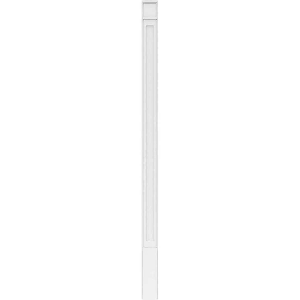 Flat Panel PVC Pilaster with Capital and Base (Pair) S98104