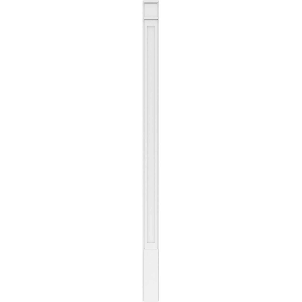 Flat Panel PVC Pilaster with Capital and Base (Pair) S98104