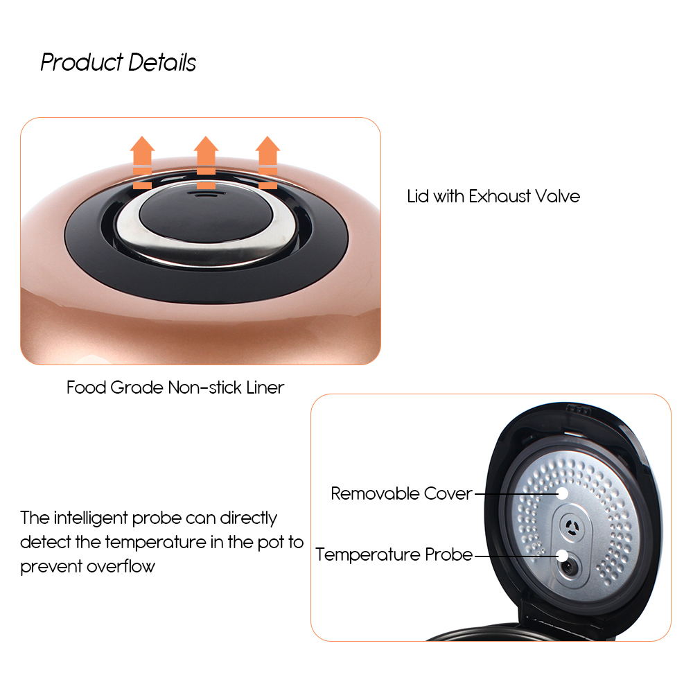 5L Non-stick Tapioca Cooker Pearl Cooking Pot E787
