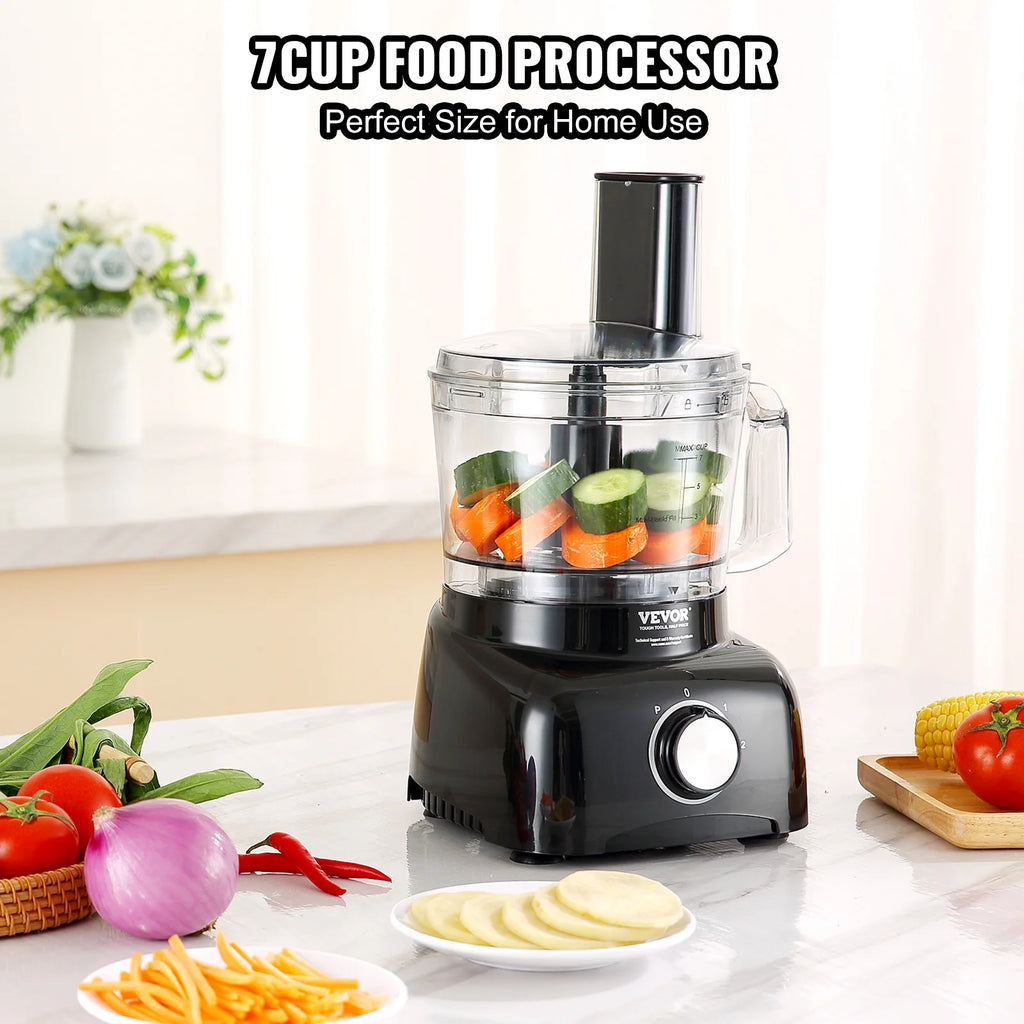 7-Cup 350W Food Processor Vegetable Chopper J3217