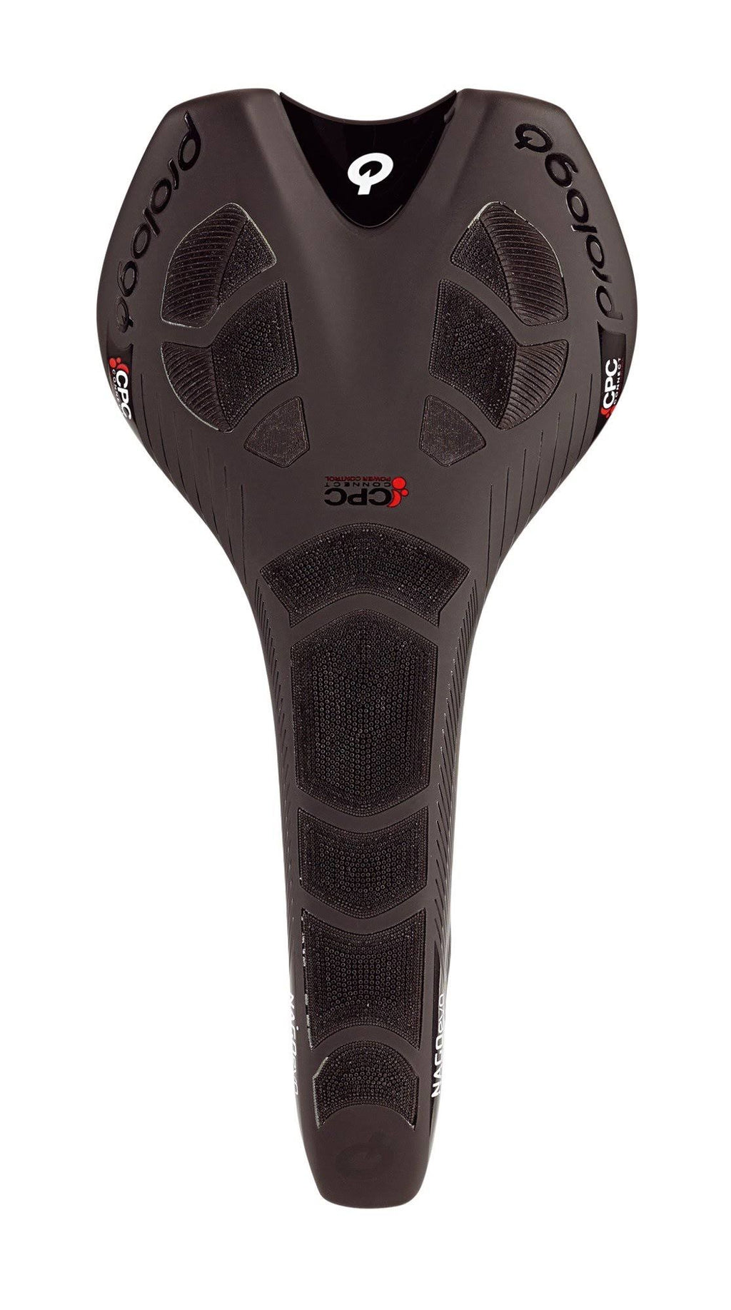 Hard Black Saddle with Alloy Rails M160