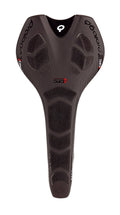 Hard Black Saddle with Alloy Rails M160